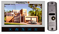 PDX-320 Цветной тонкий 7" LCD TFT видеодомофон (разрешение 800 * 480), на две вызывные панели, сенсо