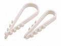Дюбель хомут 5-10мм нейлон белый (100шт в уп.) ИЭК